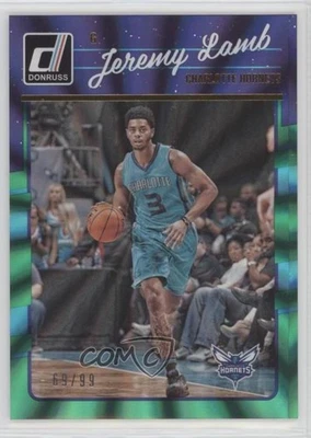 2016-17 Panini Donruss Green Holo Laser /99 Jeremy Lamb #47 - Image 1 of 2