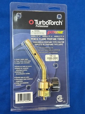 TurboTorch 0386-0860 Turbo Torch TP-10 Pencil Flame Propane Torch Brand New - Image 1 of 2