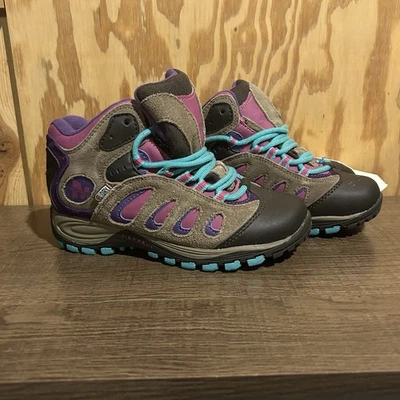 Merrell 儿童远足户外靴 2 码高性能鞋全新无标签 — 第 1/4 张图片