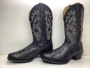 HERREN ARIAT ATS COWBOY SCHWARZ STIEFEL GRÖSSE 9,5 EE - Bild 1 von 10