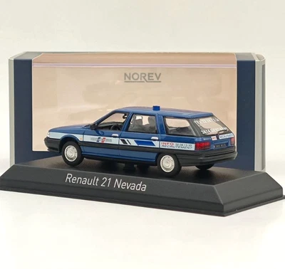 FRANCE GENDARMERIE RECRUITMENT INFO RENAULT 21 NEVADA 1:43 NOREV DIECAST MODEL - Image 1 of 4