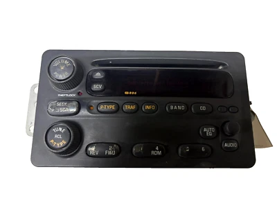 Reproductor de CD Oldsmobile 10318437 Radio AM FM genuino con entrada auxiliar compatible con Alero 2003 Foto 1 de 4