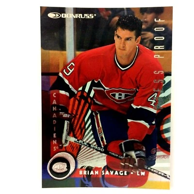 Brian Savage 1997-98 Donruss Silver Press Proof Parallel #109 NHL Canadiens - Image 1 of 2
