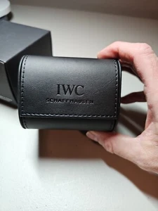 Authentic New IWC SCHAFFHAUSEN Watch OEM Black Travel Case IWA68258 - Picture 1 of 5