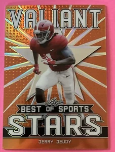 Jerry Jeudy 2020 Leaf Valiant RC Orange Ser#/50. Browns vía Alabama + Denver - Imagen 1 de 3