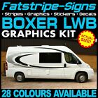 to fit PEUGEOT BOXER L3 LWB MOTORHOME GRAPHICS STICKERS STRIPES DAY VAN CAMPER