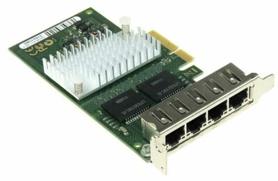 Fujitsu Quad-Port Gigabit Network Card PCI-E D2745-A11 S26361- - Low Profile - Image 1 of 2