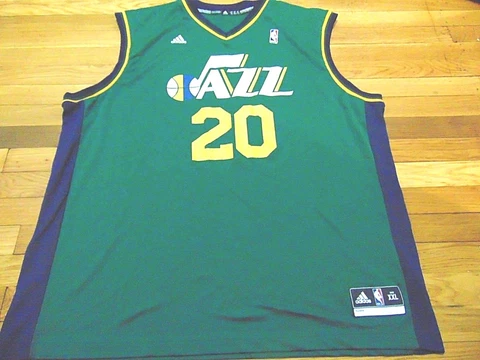 ADIDAS REVOLUTION 30 UTAH JAZZ GORDON HAYWARD JERSEY SIZE 2XL Cover
