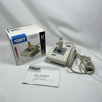 Kraft KC3 Precision Joystick - IBM Compatible w/ Original Box Instructions - Image 1 of 4