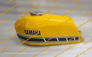 Yamaha RD250 RD400 Yellow Painted Steel Fuel Petrol Tank 1976-1977 - Picture 1 of 9