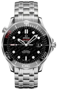 Reloj Omega Seamaster James Bond 007 edición limitada esfera negra y bisel para hombre - Imagen 1 de 5