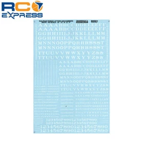 Microscale Industries HO Letters/Numbers Roman/Wht MSI90001 - Picture 1 of 1