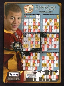Calgary Flames Jarome Iginla 2010-11 Imán Horario Lyreco - Imagen 1 de 1
