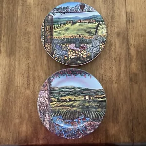 Sakura Sarina Tuscan Travels E Serie 2 Steinzeug Salat Dessertteller 8" - Bild 1 von 5