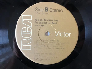 +RECORD ONLY+ WALK ON THE WILD SIDE THE BEST OF LOU REED 1977 RCA Canada VG+ - Imagen 1 de 2