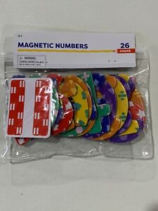 Magnetic Numbers 26 Count Brand New Sealed Bag Just Over 3 Inches High