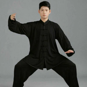 Chinese Tai Chi Kung Fu Uniform Wushu Taiji Suit Martial Milk Silk Uniform New - Picture 1 of 18