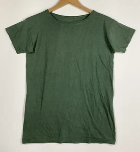 T-shirt vintage epoca WW2 militare USA USMC OD verde taglia M sottomaglia vuota NOS - Foto 1 di 9