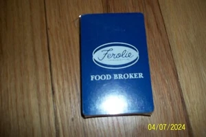 Vintage Ferolie Food Broker Playing Cards - Picture 1 of 2