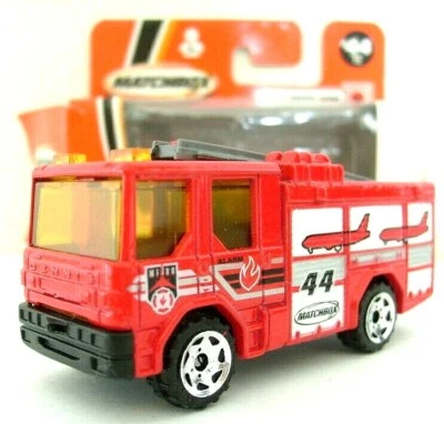 Matchbox Mattel Wheels Airport Alarm - DENNIS SABRE - 44/75 #96812 Fire Vehicle - Image 1 of 4