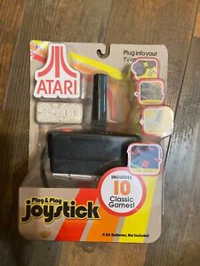 Atari 2600 Plug and Play Joystick 10 Classic Games Brand New Sealed