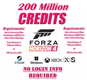 Forza Horizon 4 | x200 Millionen CREDITS - 100% Safe - XBOX ONE+X|S - PC - STEAM - Bild 1 von 1
