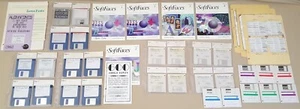 Font Collection in 3-Ring Binder for Amiga Aloha Zuma SoftFaces Kara Color Fonts - Picture 1 of 14