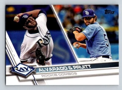 2017 Topps Update #US147 Alvarado & Pruitt Tampa Bay Rays Rookie - Image 1 of 2