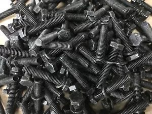 Bullone esagonale nero 5/16-18 x 2" acciaio inox 18-8 SS bloccaggio rondella quantità 10 - Foto 1 di 2