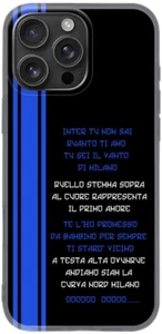Cover Tifosi Inter Samsung morbida TPU coro te l'ho promesso da bambino - Foto 1 di 1