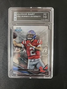 Jaxson Dart 2022 Bowman University cromo #96 - Imagen 1 de 2