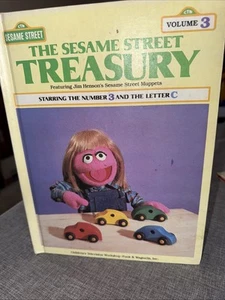 1983 Sesame Street Treasury #3 ORIGINAL Vintage Hardcover Book - Picture 1 of 4