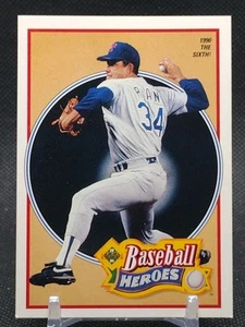 Nolan Ryan Baseball Heroes 1990 The Sixth Insert 1991 Upper Deck Texas Rangers  - Picture 1 of 5