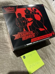 $13 Off Pokemon TCG Destined Rivals Elite Trainer Box ETB IN HAND Ready To Ship✅ - Picture 1 of 2