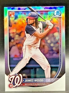 2025 Bowman Chrome - James Wood Red Rookie (RC) Variation #29 SP - Bild 1 von 2