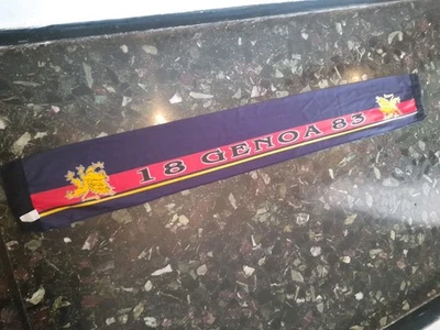 SCIARPA SCARF VINTAGE FOOTBALL CALCIO GENOA 1893. - Immagine 1 di 4