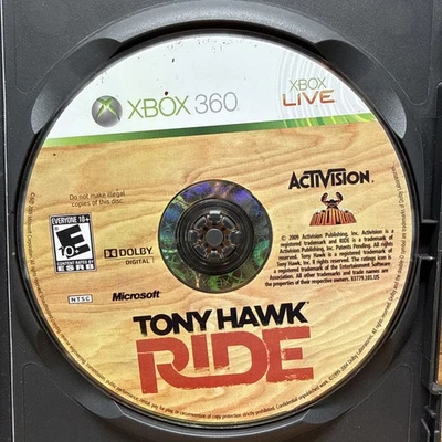 Tony Hawk: Ride Video Game (Microsoft Xbox 360, 2009) Disc Only Tested - Image 1 of 4