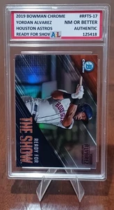 Bowman Chrome 2019 Yordan Alvarez pronto per lo spettacolo #RFTS-17 lastra Auth# 125418 - Foto 1 di 5