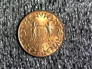 Moneda de 1 centavo extranjera de Surinam 1962 del mundo KM#11 (z820) - Imagen 1 de 2