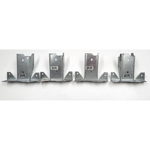 Simpson Strong-Tie 3-2/7"18 Ga. Galvanized Steel Ridge Rafter Hanger Lot of 4 - Picture 1 of 6