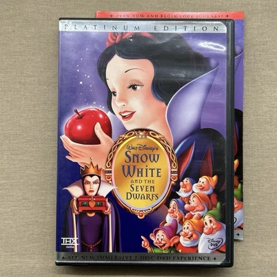 Snow White & the Seven Dwarfs (DVD 1937 2-Disc Platinum + Guide) Disney Animated - Image 1 of 4