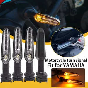 Front+ Rear LED Turn Signals Indicator For YAMAHA MT-03 MT-07 MT-09 YZF R1 R3 R6 - Picture 1 of 13