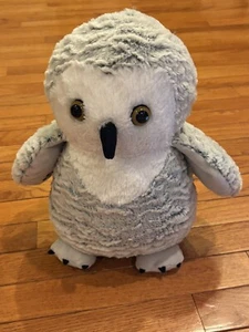 Build A Bear Snowy Owl 13" Woodland Animals Plush Gray White Hedwig - Picture 1 of 7