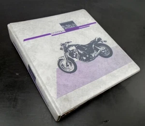 Genuine YAMAHA - "RARE" PADDED BINDER ONLY - 1986 - FZX700 FZX (VERY GOOD COND) - Bild 1 von 12