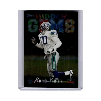 1998 Topps Hidden Gems Michael Sinclair Seahawks #HG8 - Image 1 of 3