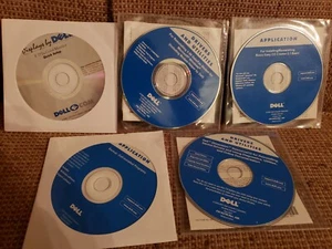 Dell Dimension Utilities and Drivers 5 CDs 2001 Anti-virus, Roxio, ResourceCD - Picture 1 of 6
