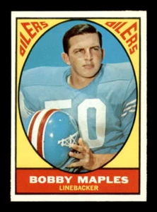 1967 Topps #53 Bobby Maples EXMT/EXMT+ RC Rookie Oilers 563654 - Picture 1 of 2