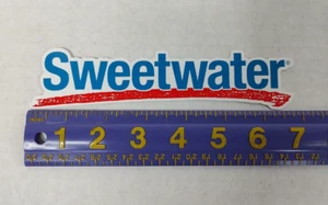 Sweetwater Musik Aufkleber Abziehbild Neu 1,5" x 7" gestanzt - Bild 1 von 2