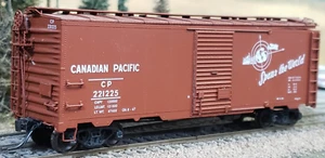 Red Caboose HO Canadian Pacific (CP) 'Spans The World' AAR 40' Steel Boxcar - Picture 1 of 16