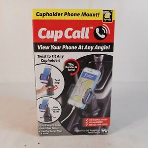 Official As Seen On TV Cup Call Cup Holder Phone Mount for Car by BulbHead 